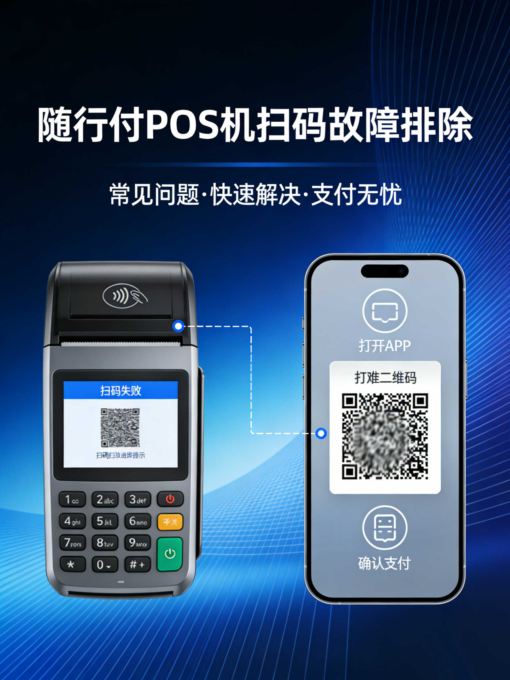 随行付POS机为什么扫码扫不出来？摄像头故障排除