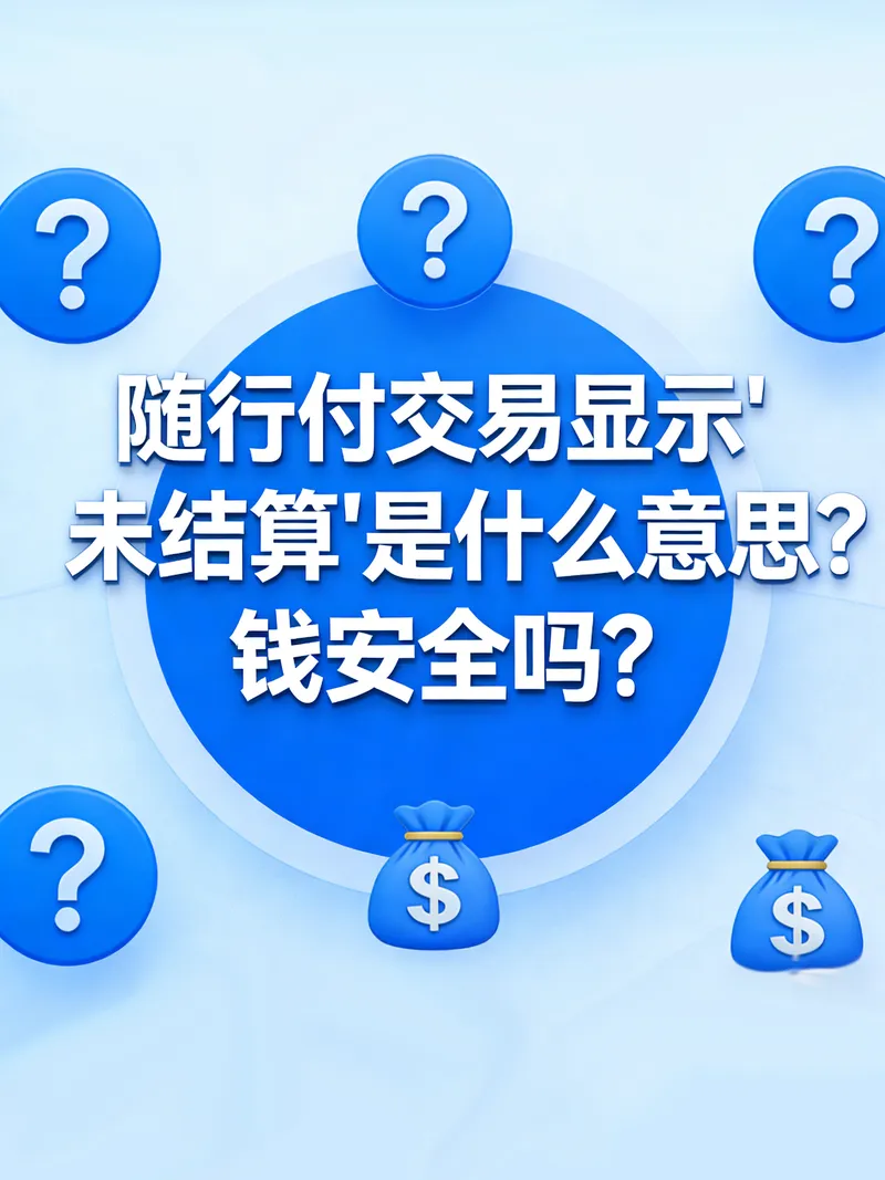 随行付交易显示“未结算”是什么意思？钱安全吗？