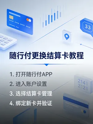 随行付绑定的银行卡怎么解绑？更换结算卡教程