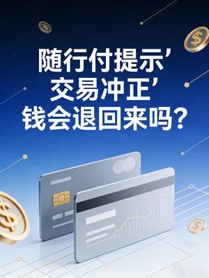 随行付提示“交易冲正”是什么意思？钱会退回来吗？