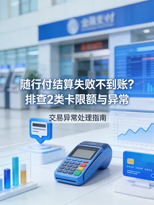 随行付结算失败不到账？排查2类卡限额与异常